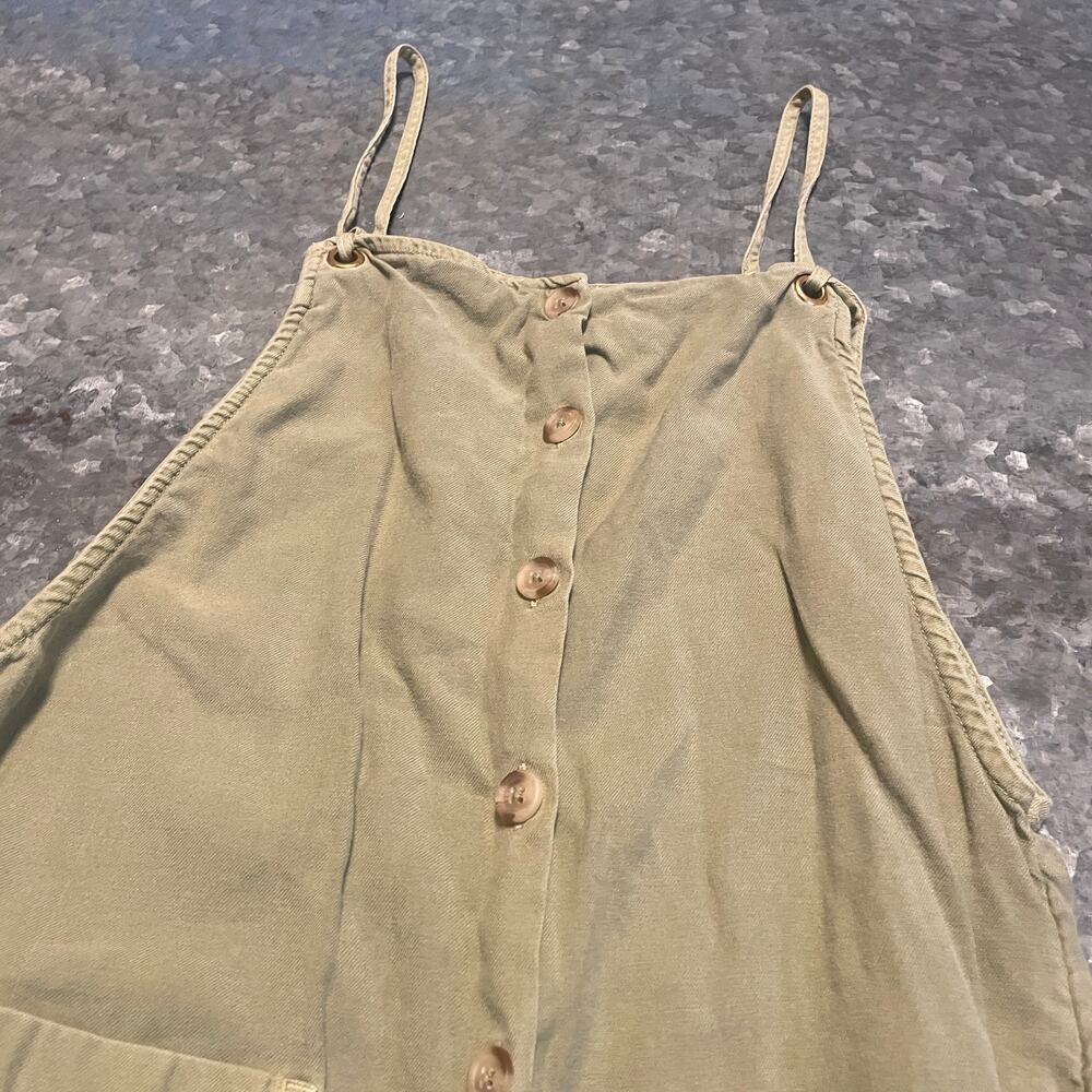 Billabong Beach Cruiser Jumpsuit Utility Overalls Womens Small Sage Green - Picture 3 of 13